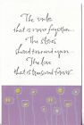 NEW American Greeting Card approx 4.5x7" Sympathy The Smile That is Never Forgot
