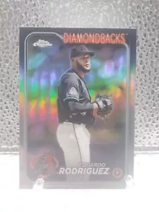 Eduardo Rodriguez Diamondbacks Refractor 235 2024 Topps Chrome - Picture 1 of 2