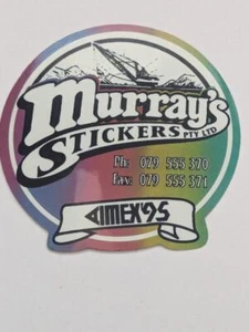 Retro Mining Sticker - Murray's Stickers Aimex '95 - Picture 1 of 1