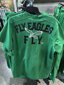 Nike Men's Philadelphia Eagles Fly Eagles Fly Kelly Green Shirt Sz: S-3XL