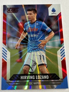 2021-22 SSC Naples Red Laser Hirving Lozano SCORE Soccer Sandwiches SCORE Soccer