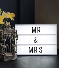 My Cinema Lightbox Mini LED Marquee With 100 Letters Numbers & Symbols to Signs