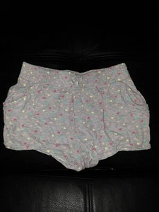 FUN SPIRIT GIRLS SIZE 7 GREY MULTICOLOURED POLKA DOT SHORTS HOT PANTS - Picture 1 of 5