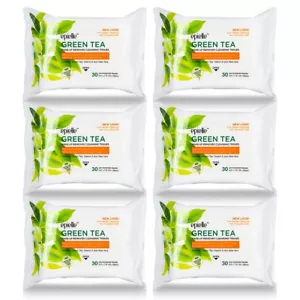 Cucumber Makeup Remover Wipes 180 Count (6 Pack) - Gentle, All Skin Types - Picture 1 of 5