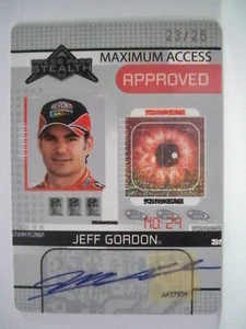 Jeff Gordon Press Pass Stealth 2008 Maxximum Access Autograph (ON SALE) - Picture 1 of 1