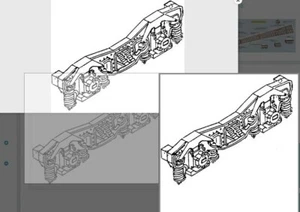 Weinert:Rollenlager-Drehgestellblenden für Tender 2‘2‘ T 34 Artikelnummer:9049 - Bild 1 von 2