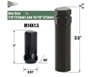 Locking Lug Nut Set For Chevy Avalanche, Tahoe, Silverado, And GMC Yukon - Picture 1 of 3