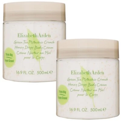 Elizabeth Arden Green Tea Pistachio Crunch Honey Drops Body Cream 2 x 500 ml Set