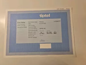 tiptel Aktiengesellschaft 1992 - Bild 1 von 1