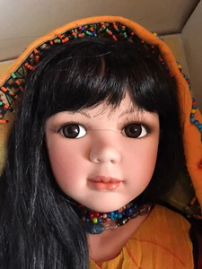 New Show Stoppers 27" “Aria” Asian/Islander Porcelain Doll with Jug #20/2500 - Picture 1 of 7