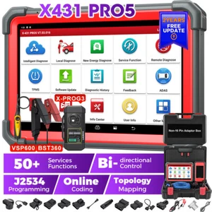 LAUNCH X431 PRO5 PAD V+ Diagnostic Scanner IMMO Key Programming Coding Tool TPMS - Picture 1 of 28