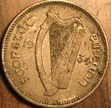 1934 IRELAND THREEPENCE COIN
