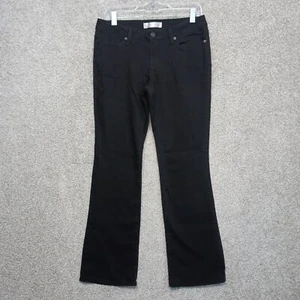 No Boundaries Jeans Womens 11 Black Denim Mid Rise 4 Pocket Retro Western Cowboy - Picture 1 of 9