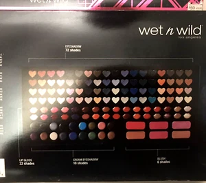 New WET AND WILD  LA PEACE LOVE JOY 128 FULL PALATTE MAKE UP KIT Eyes Lips Blush - Picture 1 of 2