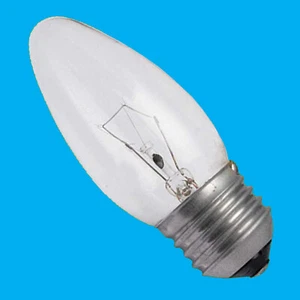 10 bombillas estándar regulables con vela transparente 25W 40W 60W BC ES SBC SES lámparas - Imagen 1 de 5