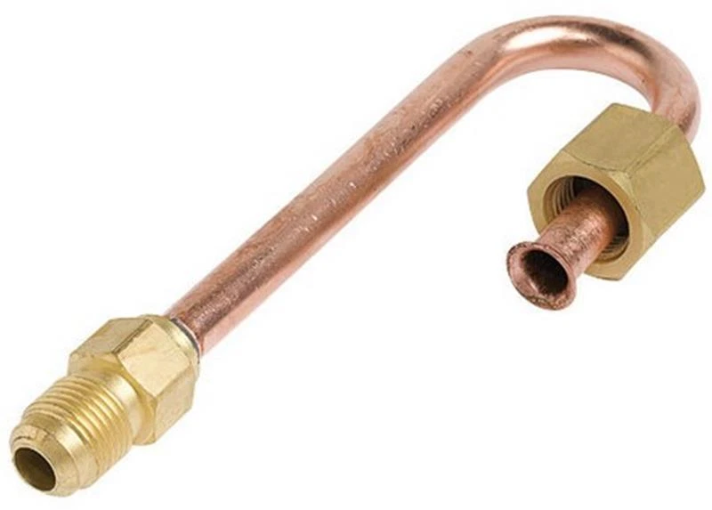 Raccordo curvo tubo ricurvo per inversione attacchi condizionatori 1/4 3/8 e 1/2 - Immagine 1 di 1