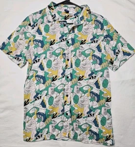 Camicia Divided Urban Streetwear Style Hip Hop Old Skool Boom Box Uomo 1994 M - Foto 1 di 5
