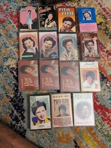 Lot Of 15 Country Music Cassette Patsy Cline Lot - Picture 1 of 3