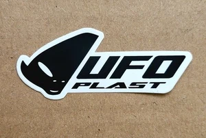 Honda,Kawasaki,Suzuki,Yamaha,Scouter,Motorcyle, UFO Plast Decal Sticker, Emblem. - Picture 1 of 3