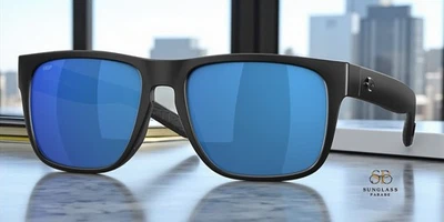 Gafas de sol para hombre Costa del Mar 6S9008 06 Spearo Blackout azul espejo 56 mm Foto 1 de 2