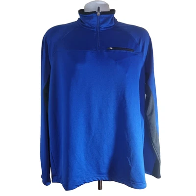 Fila Blue Quarter Zip Top Men's Size Medium Long Sleeved Casual Sports Classic - Image 1 of 4