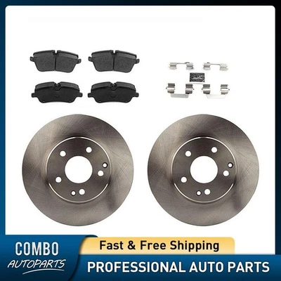 Conjunto de pastilhas de freio a disco dianteiro Magma rotor de freio a disco para Mercedes-Benz C230 2002-2005 - Imagem 1 de 4