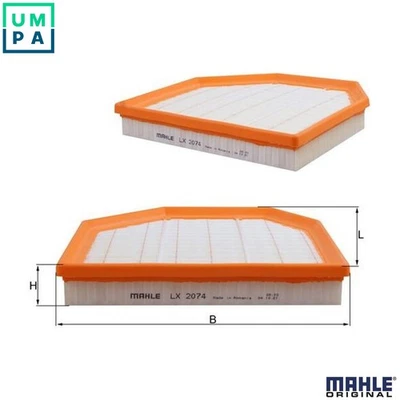 AIR FILTER LX 2074 FOR BMW 3/F0/F80/F2/F82/Convertible/6/F1 5/F10 S55B30 3.0L - Image 1 of 4