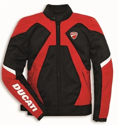 Ducati Mesh Men Motorcycle Textile Breathable Motorbike Racing Touring Jacket - Image 1 of 4