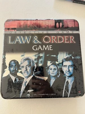 Law & Order Detective Juego de Mesa en Lata Edades 13+ 2-4 Jugadores-NUEVO Foto 1 de 4