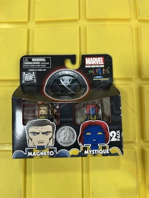 Marvel X-Men Primera Clase Mini Mates Paquete de 2 Magneto Mystique Diamond Select H30 Foto 1 de 2