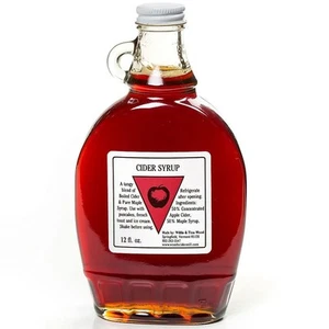 Pure Cider Syrup, Vermont Farm Boiled Cider and Maple Syrup Blend, 12 fl oz - Picture 1 of 2