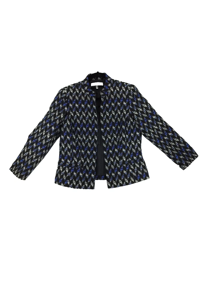 Chaqueta Kasper Mujer 2P Negra Azul y Blanca Elegante Informal Blazer Artículo #2267 Foto 1 de 4
