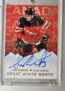2015-16 UD SP Authentic Hockey Sam Reinhardt Great White North Autogrammkarte - Bild 1 von 1