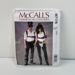 Costume Cosplay Chaps Holster Harness Hat Arm Band One Size UNCUT Pattern m7176 - Picture 1 of 2