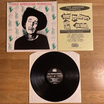 1st Press 1991 UGLY AMERICAN OVERKILL God Bullies/Helios Creed/Tar/Boss Hog VG+ - Image 1 of 4