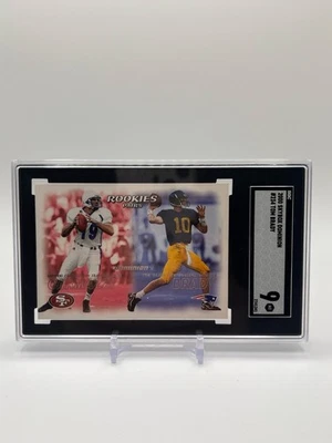 Tom Brady Giovanni Carmazzi 2000 Skybox Dominion pares de novatos RC #234 SGC 9 Foto 1 de 3