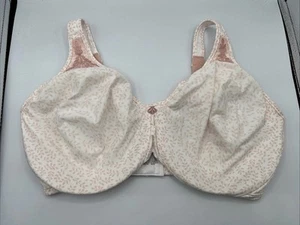 Bali Bra Passion for Comfort Minimizer Underwire 3385 Pink Leaf Print Size 36DDD - Picture 1 of 10