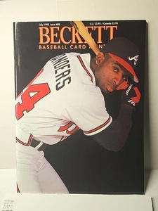 Beckett Baseball Card Monthly July 1992 Deion Sanders Atlanta Braves - Picture 1 of 2