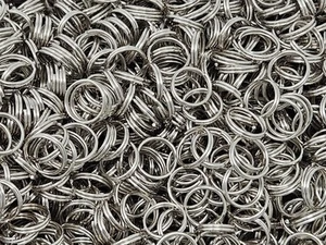 150 pcs 9mm Small Silver Nickel Split Key Rings Jump Rings Findings Crafts - Picture 1 of 2