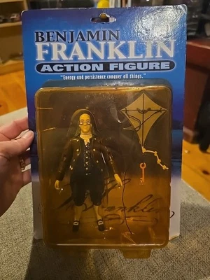 Benjamin Franklin Action Figure Accoutrements 2003 Historical New Sealed - Image 1 of 3