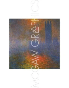 Houses of Parliament, Claude Oscar Monet, Wall Decor Art Print 14" x 11" 2063 - Picture 1 of 2