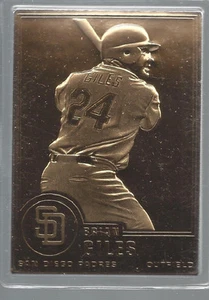Brian Giles 2003 Danbury Mint Sealed 22 kt Gold Card # 180 - Picture 1 of 1