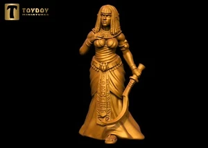 Cleopatra A | Fantasy Women Toydoy | RPG D&D Pathfinder Tabletop Miniature - Picture 1 of 2