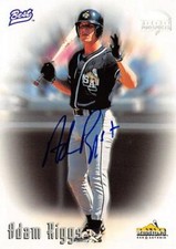 Adam Riggs autographed baseball card (San Antonio Missions) 1996 Best Rookie #AR