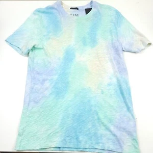 $145 ATM Anthony Thomas Melillo Slub Jersey Crew Multicolor T-Shirt Mens Large - Picture 1 of 8