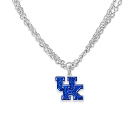 Kentucky Wildcats Game Day Glitter Necklace Jewelry Gift Licensed UK Cover