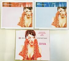 DANA INTERNATIONAL Diva The Remixes HTF 3x CD-SINGLE COLLECTOR'S SET Eurovision