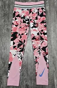 Nike One Girls Sz Medium (10-12) Training Legging Floral/Pink/Royal Never Worn! - Picture 1 of 11