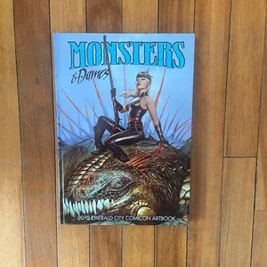 Monsters & Dames 2012 Emerald City Comicon Artbook Hardcover Initialed AP/1150 - Picture 1 of 8