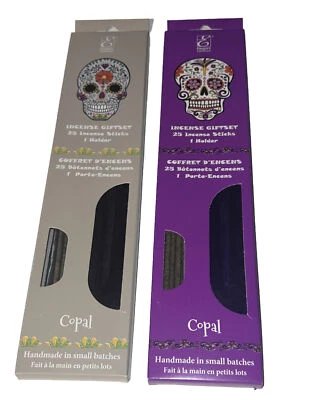 Juego de regalo de incienso - Copal 50 palos con soportes elegantes expresiones paquete de dos Foto 1 de 4